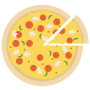 Pizza Prosciutto Groß ca. 36 cm